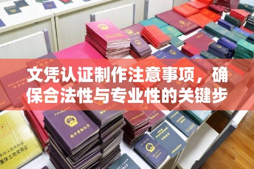 大涌文凭认证制作注意事项，确保合法性与专业性的关键步骤