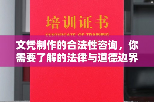 大涌文凭制作的合法性咨询，你需要了解的法律与道德边界