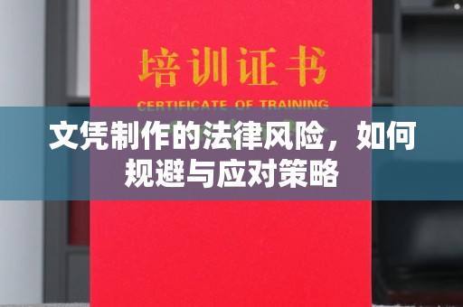 大涌文凭制作的法律风险，如何规避与应对策略