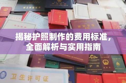 大涌揭秘护照制作的费用标准，全面解析与实用指南