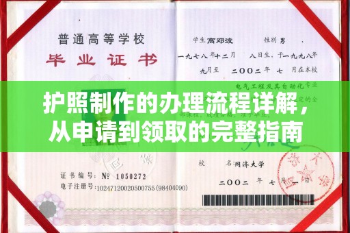 大涌护照制作的办理流程详解，从申请到领取的完整指南